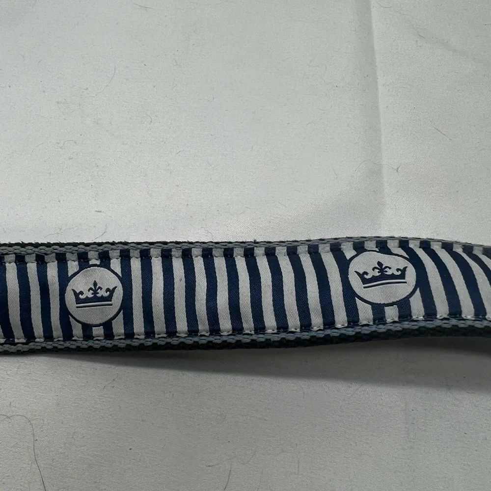 Peter Miller vintage logo belt train embroidery 39” long